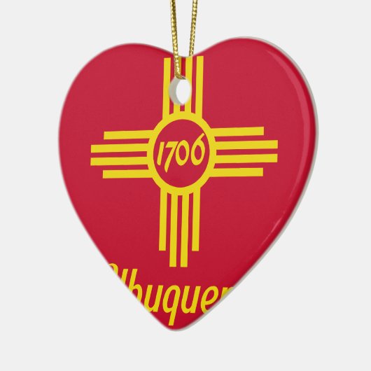 アルバカーキ、ニューメキシコ、米国は印を付けます セラミックオーナメント (左)