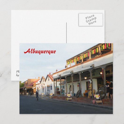 アルバカーキ ポストカード (正面/裏面)