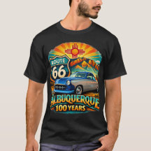 アルバカーキ ルート66 センテニアルTシャツ