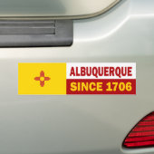 アルバカーキ、1706年以来のニューメキシコ バンパーステッカー (車上)