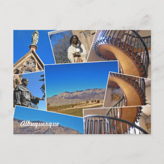 アルバカーキSanta Fe Collage，ニューメキシコ ポストカード