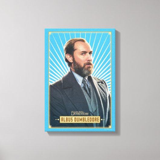 アルバスダンブルドアキャラクターグラフィック キャンバスプリント (正面)