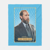 アルバスダンブルドアキャラクターグラフィック フリースブランケット (正面)