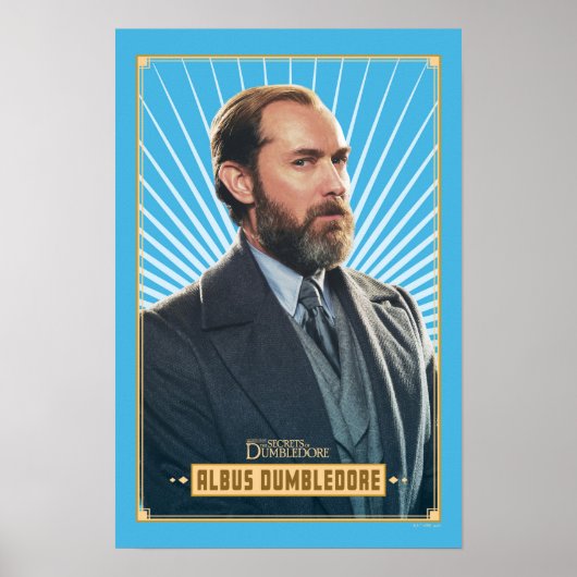 アルバスダンブルドアキャラクターグラフィック ポスター (正面)