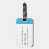 アルバスダンブルドアキャラクターグラフィック ラゲッジタグ (裏面縦)