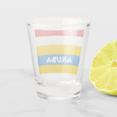 アルバストライプの国旗の色 ショットグラス (裏面)