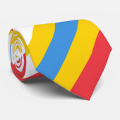 アルバストライプの国旗の色 ネクタイ (ロール)