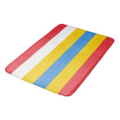 アルバストライプの国旗の色 バスマット (アングル)