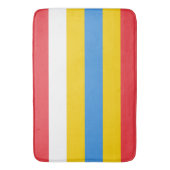 アルバストライプの国旗の色 バスマット (正面縦)