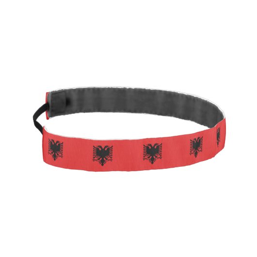 アルバスリップまたは滑ることニア国旗を持つノンヘッドバンド アスレチックヘッドバンド (左)