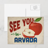 アルバダコロラドアップル – ヴィンテージトラベル ポストカード (正面/裏面)