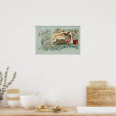 アルバックルの紋章が描かれた地図 ポスター (キッチン)