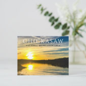 アルバックル湖、チカソー国立認識地域 ポストカード (スタンド正面)