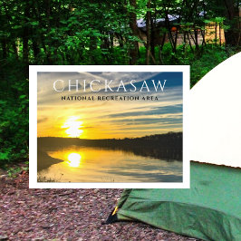 アルバックル湖、チカソー国立認識地域 ポストカード