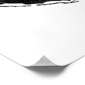 アルバトレンディー平和サインとアルバンの地図 ポスター (角)