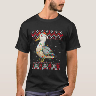 アルバトロスバードサンタハットメンズウィメンズキッズ醜いクリス Tシャツ