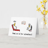 アルバトロス精神科医カード カード (黄色い花)