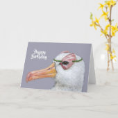 アルバトロス誕生日カード カード (黄色い花)