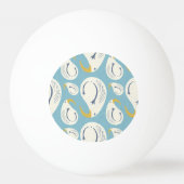 アルバトロス – 海テーマ 卓球ボール (裏面)