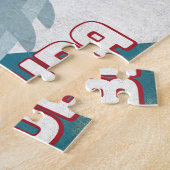 アルバドルフィン – レトロヴィンテージトラベル ジグソーパズル (側面)