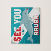 アルバドルフィン – レトロヴィンテージトラベル ジグソーパズル (縦)