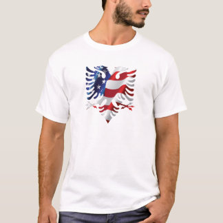 アルバニアのアメリカのワシ Tシャツ