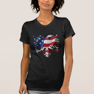 アルバニアのアメリカのワシ Tシャツ
