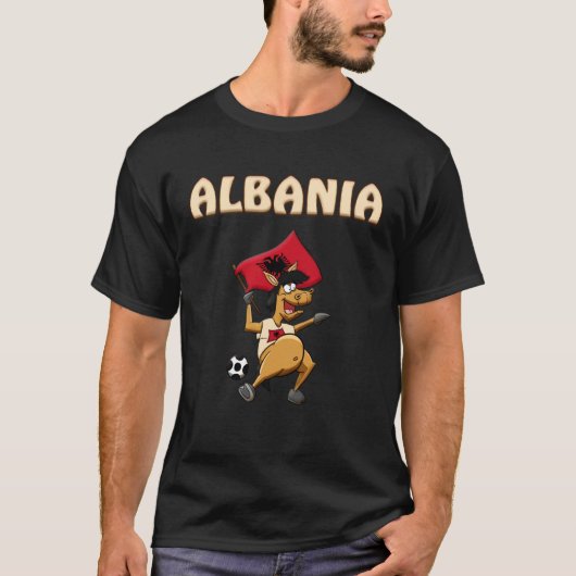 アルバニアのウマファン Tシャツ (正面)