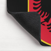 アルバニアのエンブレム マウスパッド (コーナー)