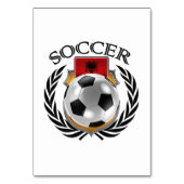 アルバニアのサッカー2016ファンのギア テーブルナンバー (正面)