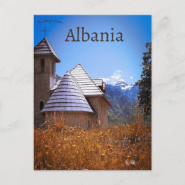 アルバニアのシュコドール郡のテース教会 ポストカード
