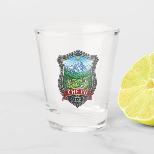 アルバニアのテス ショットグラス (正面)