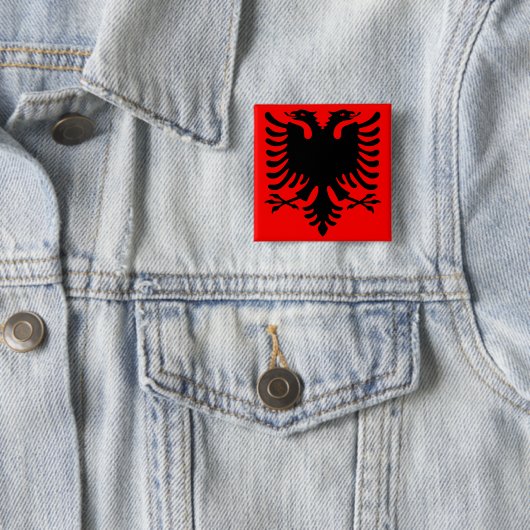 アルバニアのワシ 缶バッジ (インサイチュ)