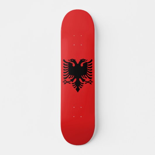 アルバニアの国旗 スケートボード (正面)
