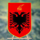 アルバニアの国章 アクリルサイン (ニュートラル)