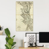 アルバニアの地図 ポスター (ホームオフィス)