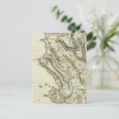 アルバニアの地図 ポストカード (スタンド正面)