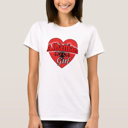 アルバニアの少女 Tシャツ (正面)