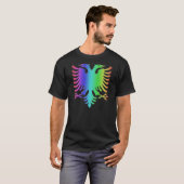 アルバニアの平和ワシ Tシャツ (正面フル)