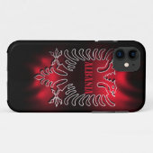 アルバニアの旗のIphone 5の穹窖の箱 Case-Mate iPhoneケース (裏面(横))