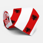 アルバニアの旗 ネクタイ (ロール)