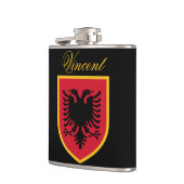 アルバニアの旗 フラスク (左)