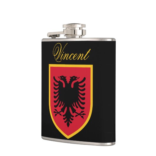 アルバニアの旗 フラスク (左)