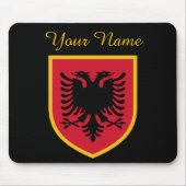 アルバニアの旗 マウスパッド (正面)
