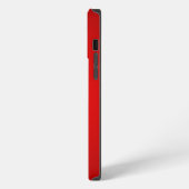アルバニアの旗 iPhoneケース (左側面)