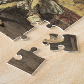 アルバニアの歩哨の休息(Arnaueti) (canvaの油 ジグソーパズル (側面)