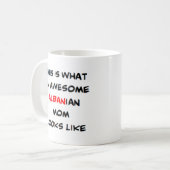 アルバニアの母素晴らし、 コーヒーマグカップ (正面左)