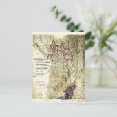 アルバニアの第一次世界大戦の地図（1915年4月26日） ポストカード (スタンド正面)