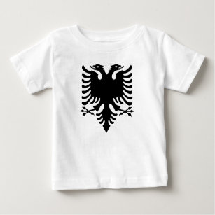 アルバニアの紋章付き外衣 ベビーTシャツ