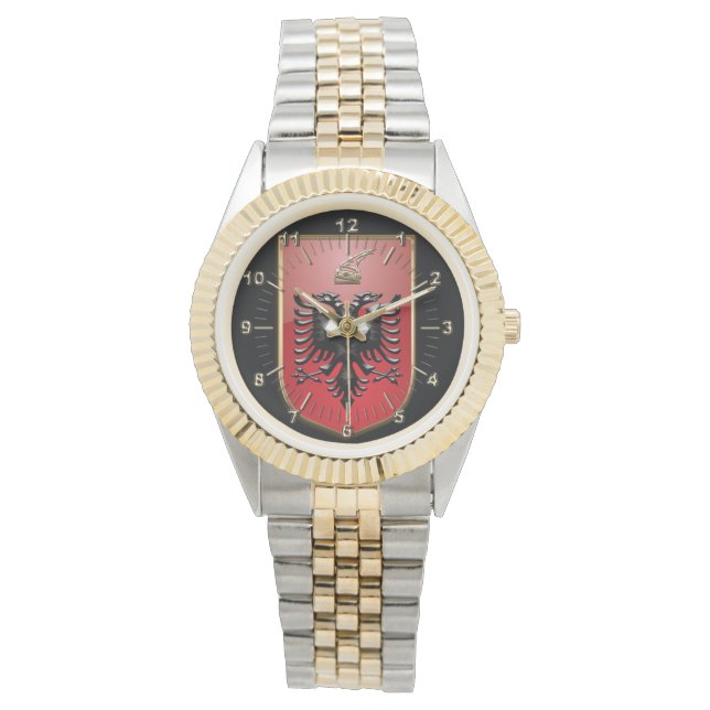 アルバニアの紋章 腕時計 (正面)